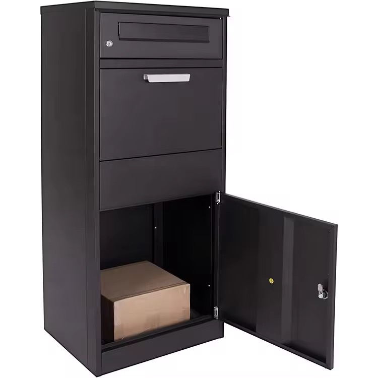 Large garden outdoor parcel mailbox, rainproof and corrosion-resistant