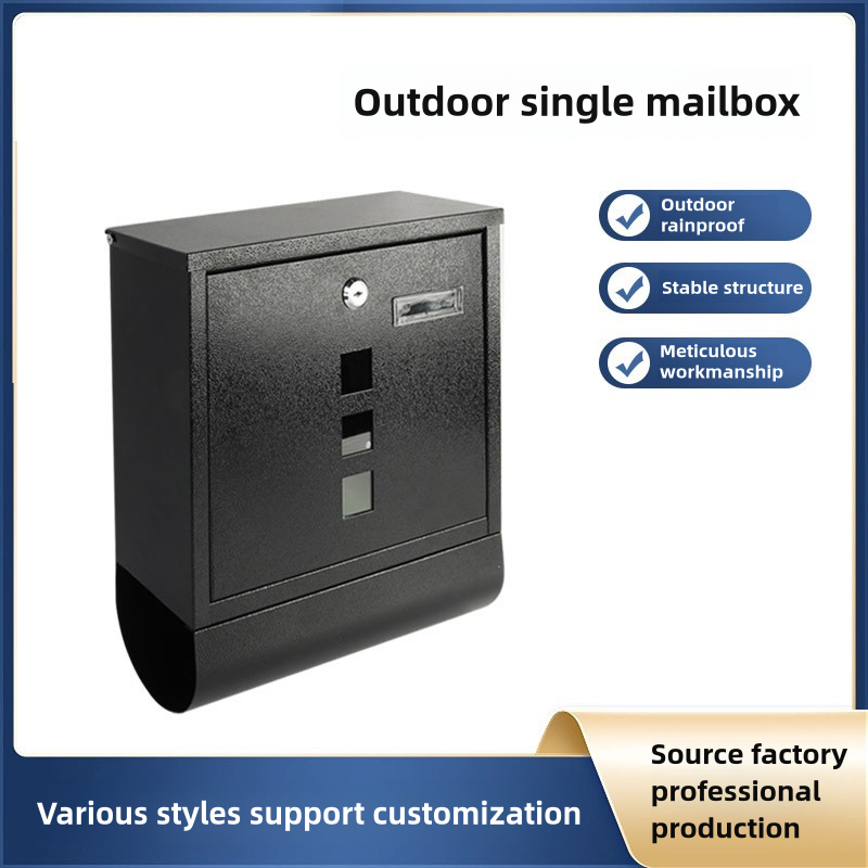 European and American style mailbox outdoor wall mounted