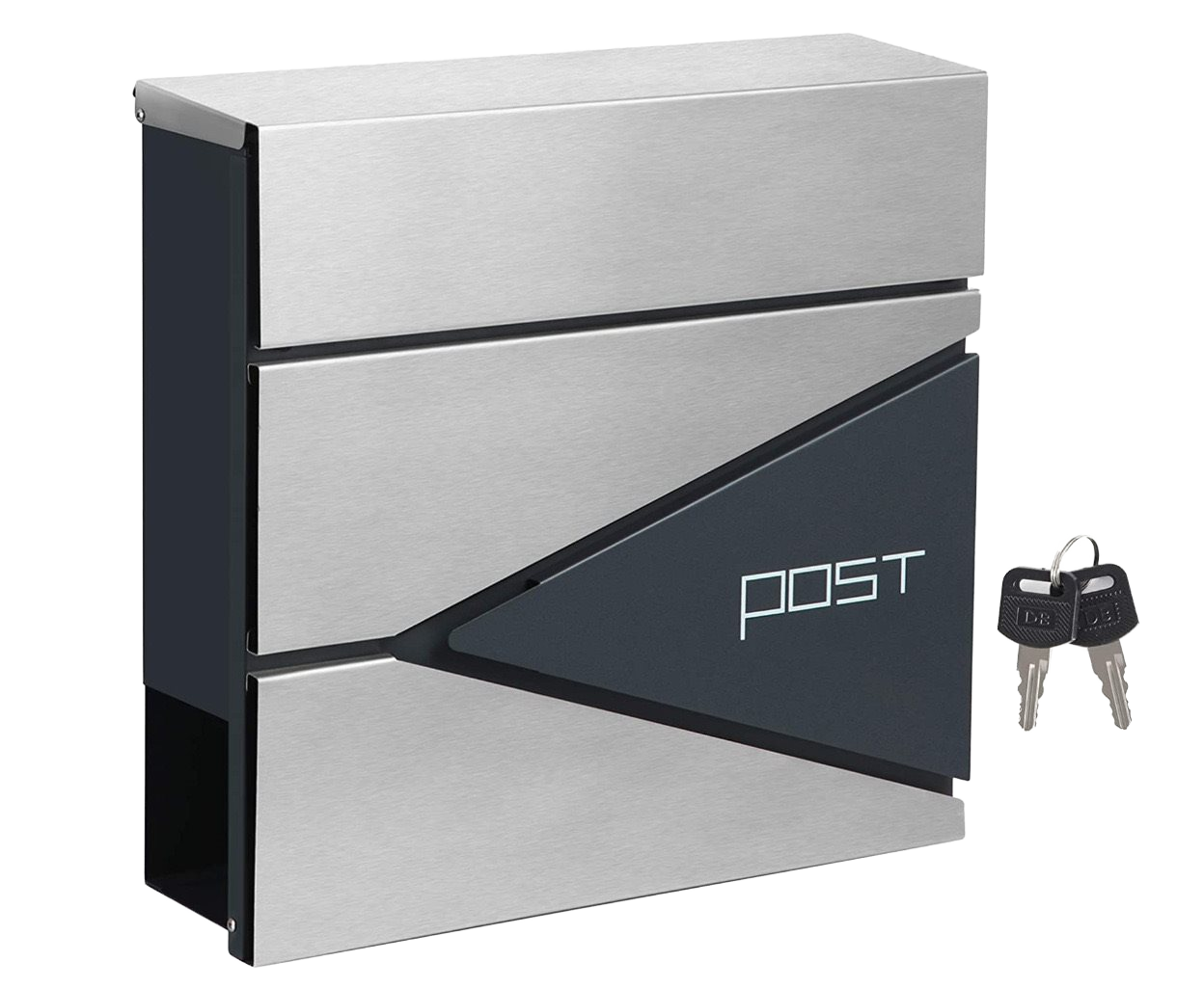 British outdoor wall mounted mailbox, stylish