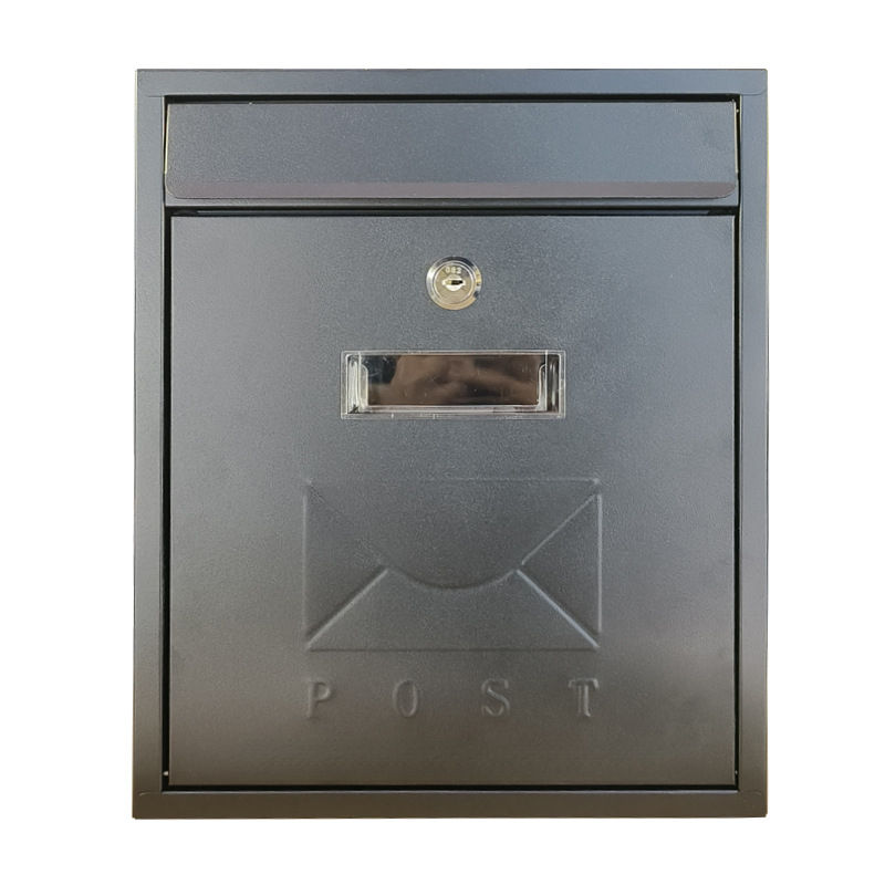 Envelope logo outdoor mailbox, embossed design, wall mounted mailbox
