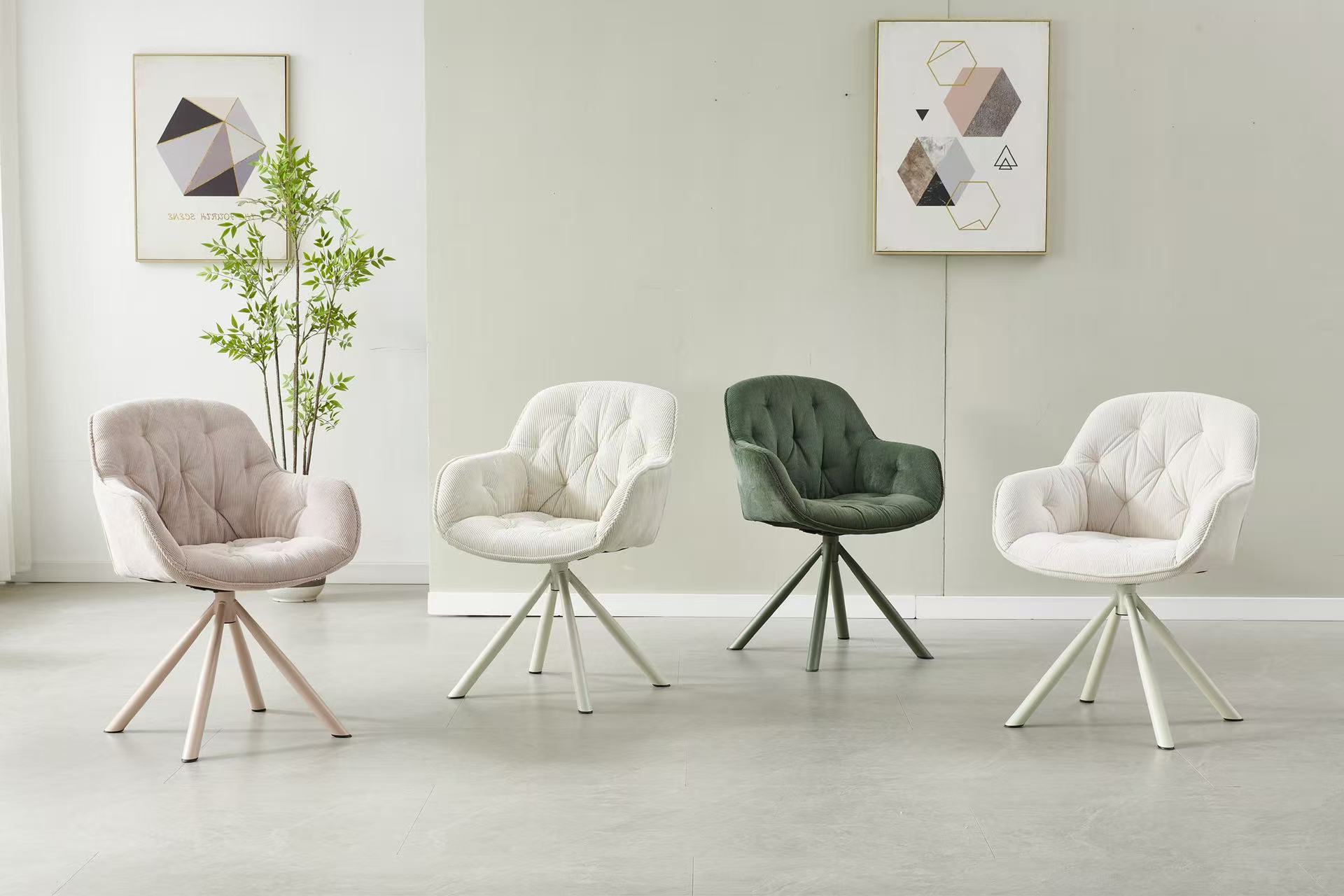 Velvet Leisure Chair