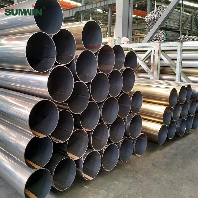 219mm*2.8mm A554 large sizes stainless steel welded round pipe