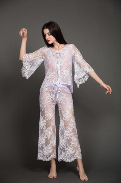 Lace pajama set / Home wear