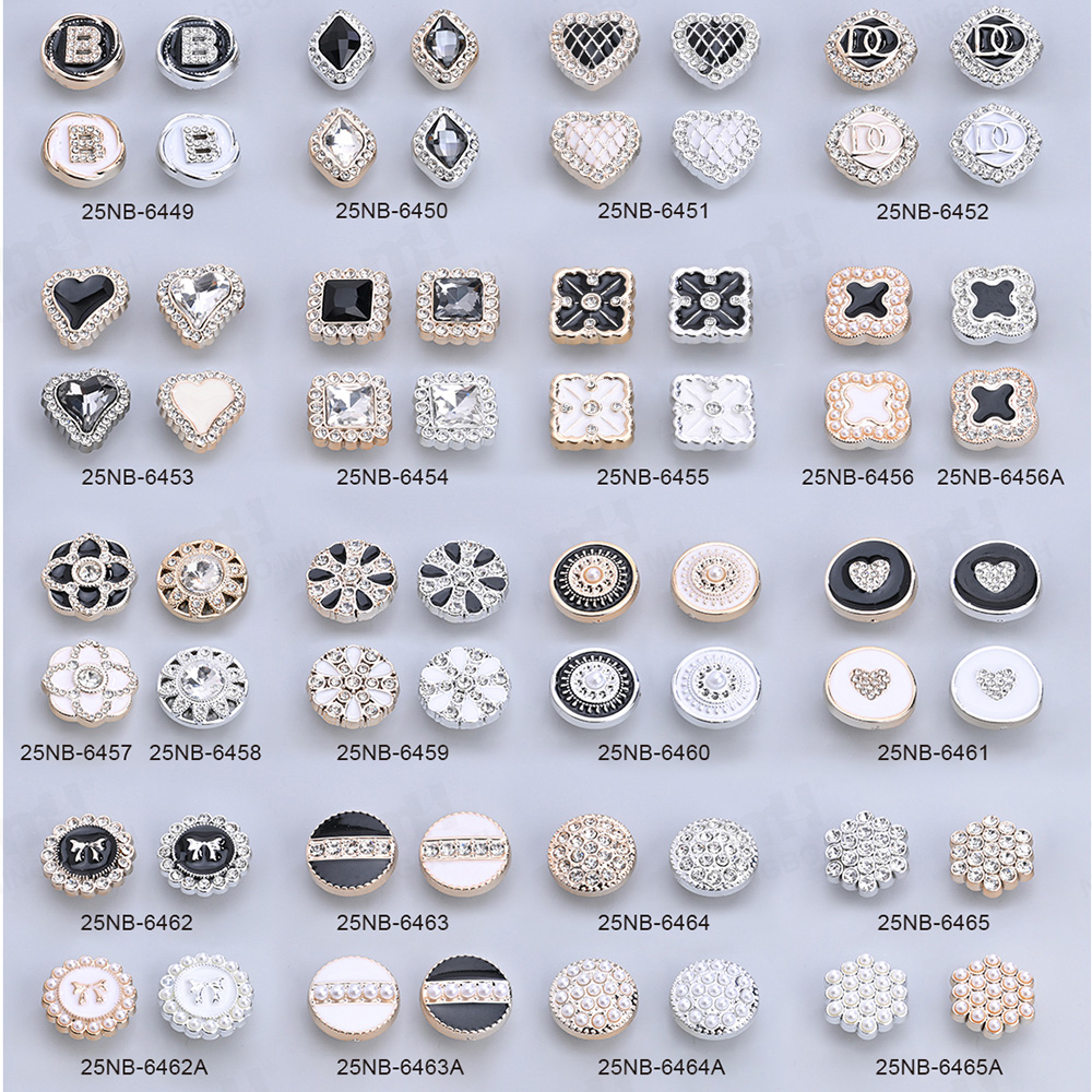 Fashion Plastic Rhinestone Button