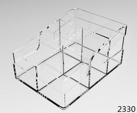 Multi-functional Clear Acrylic Desktop Organizer