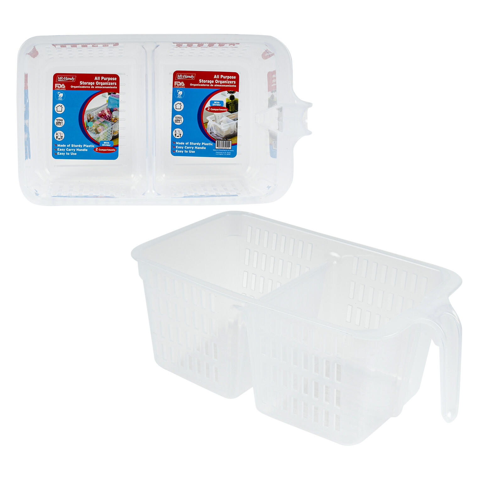 Divided Rectangle Basket San