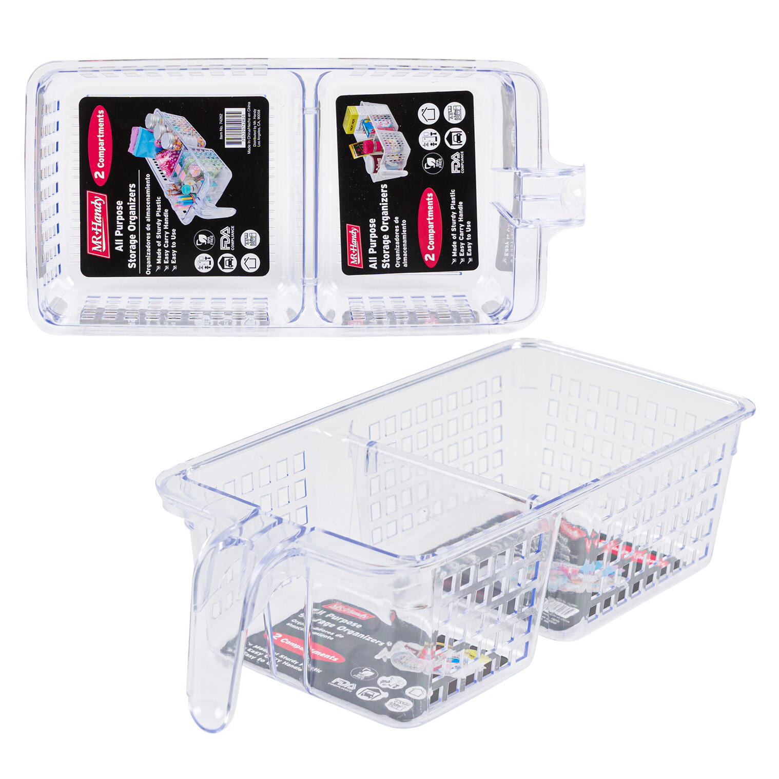Pantry Organizer,2section Plastic