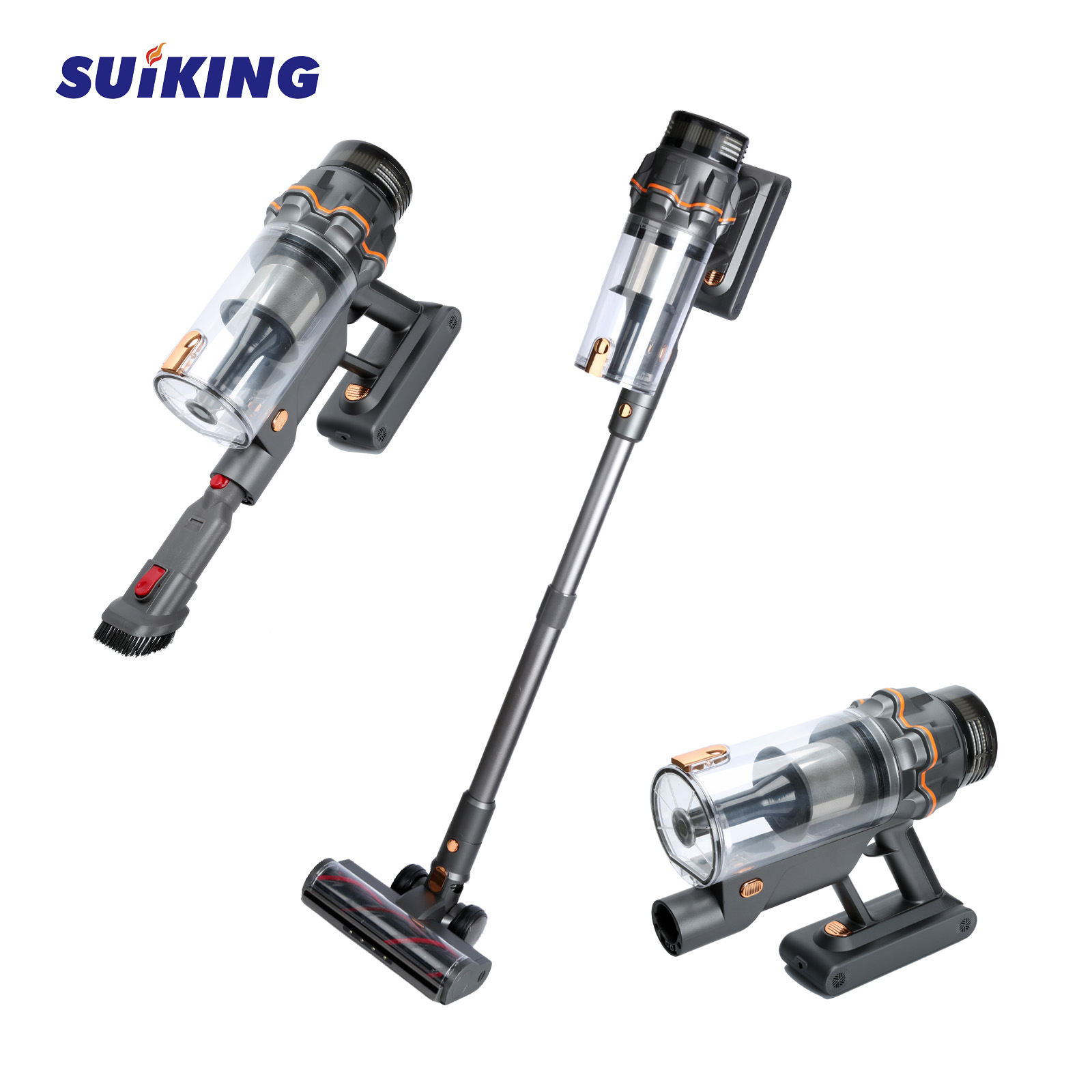 Handheld Cordless 2-in-1 Upright Vacuum Cleaner Wireless Li-lon battery powered Stick Vacuum Cleaner