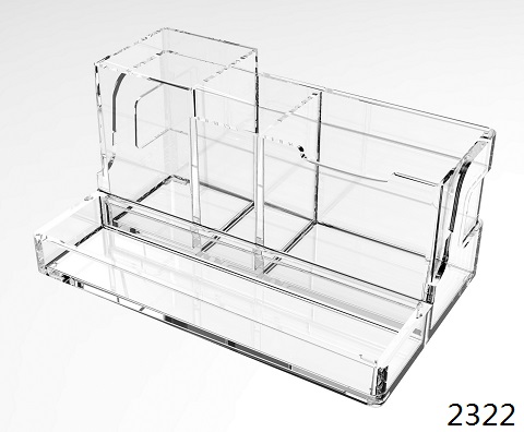 Multi-functional Clear Acrylic Desktop Organizer