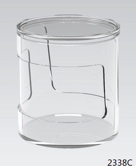 Multi-functional Clear Acrylic Desktop Organizer Storage Can