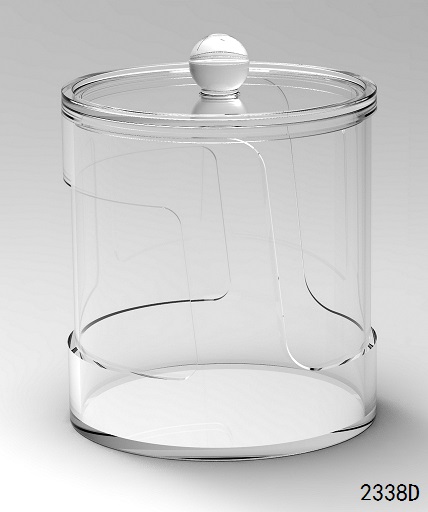 Multi-functional Clear Acrylic Desktop Organizer Storage Canister