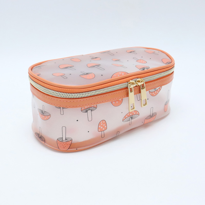 Women's PVC printed cosmetic bags