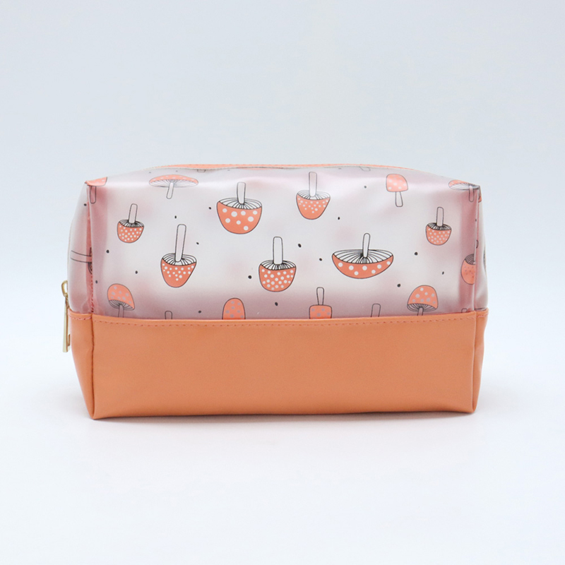 Women's PVC printed cosmetic bags