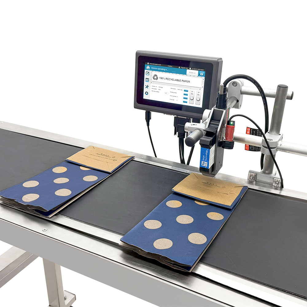 TIJ online inkjet printer for production line package printing