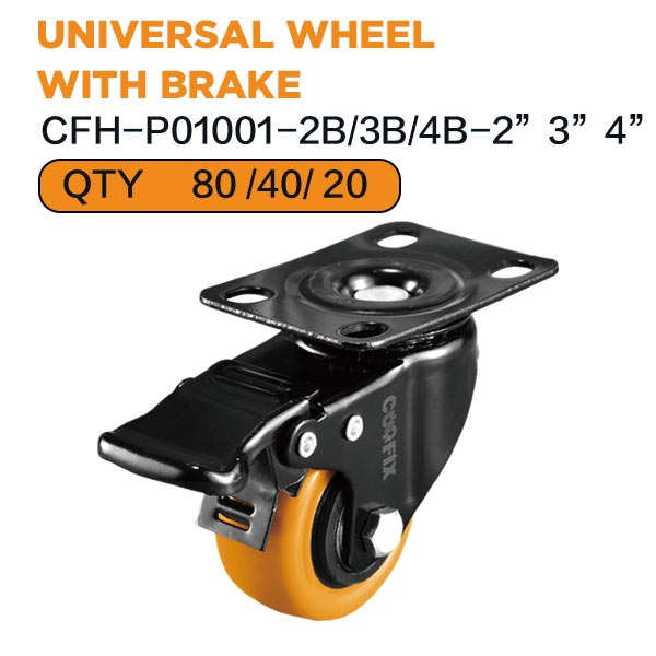 Universal Wheel With Brake