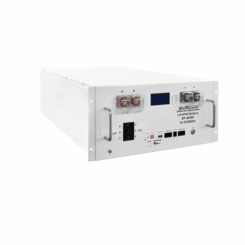 51.2V 7.68kWh /10kWh Rechargeable LiFePO4 Battery for Solar Energy Storage Systems