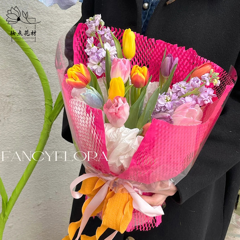 Flower wrapping paper