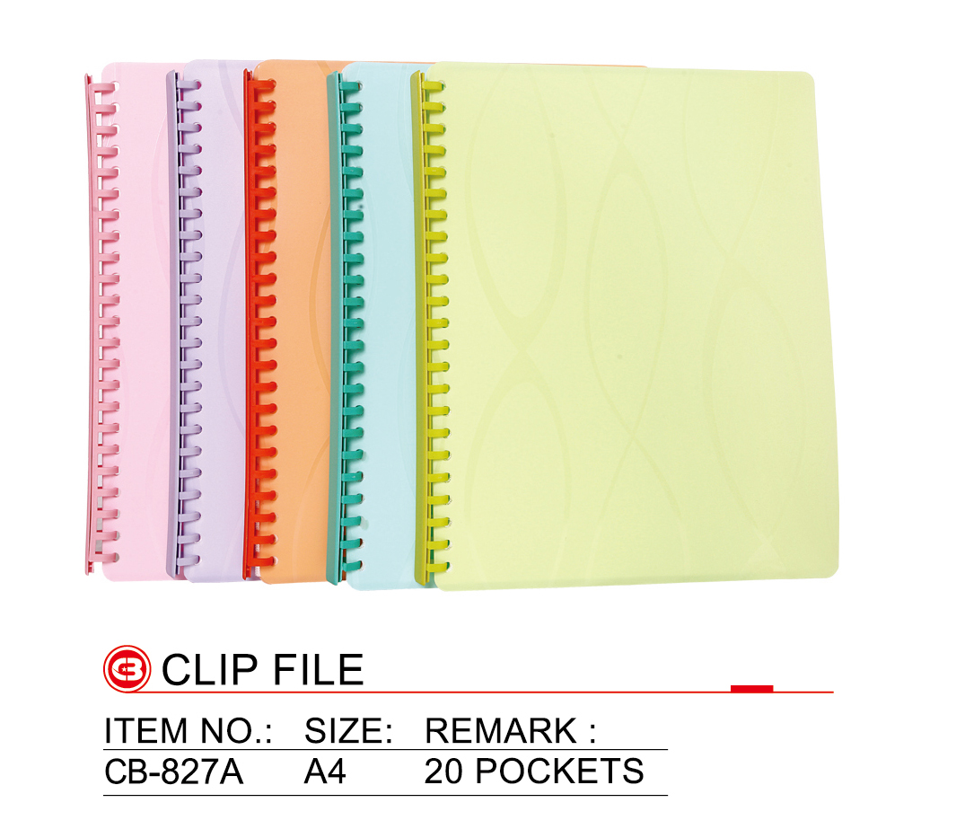Clear book ,refills clear book ,pp file