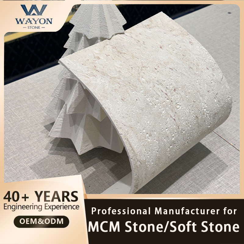 Flexible stone