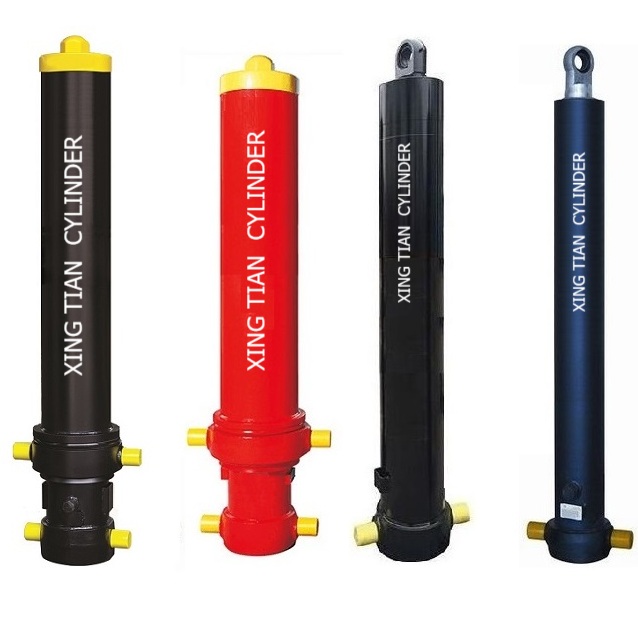 dumper truck cylinder, telescopic cylinder, multi stage cyllinder, cylinder part,pump, valve