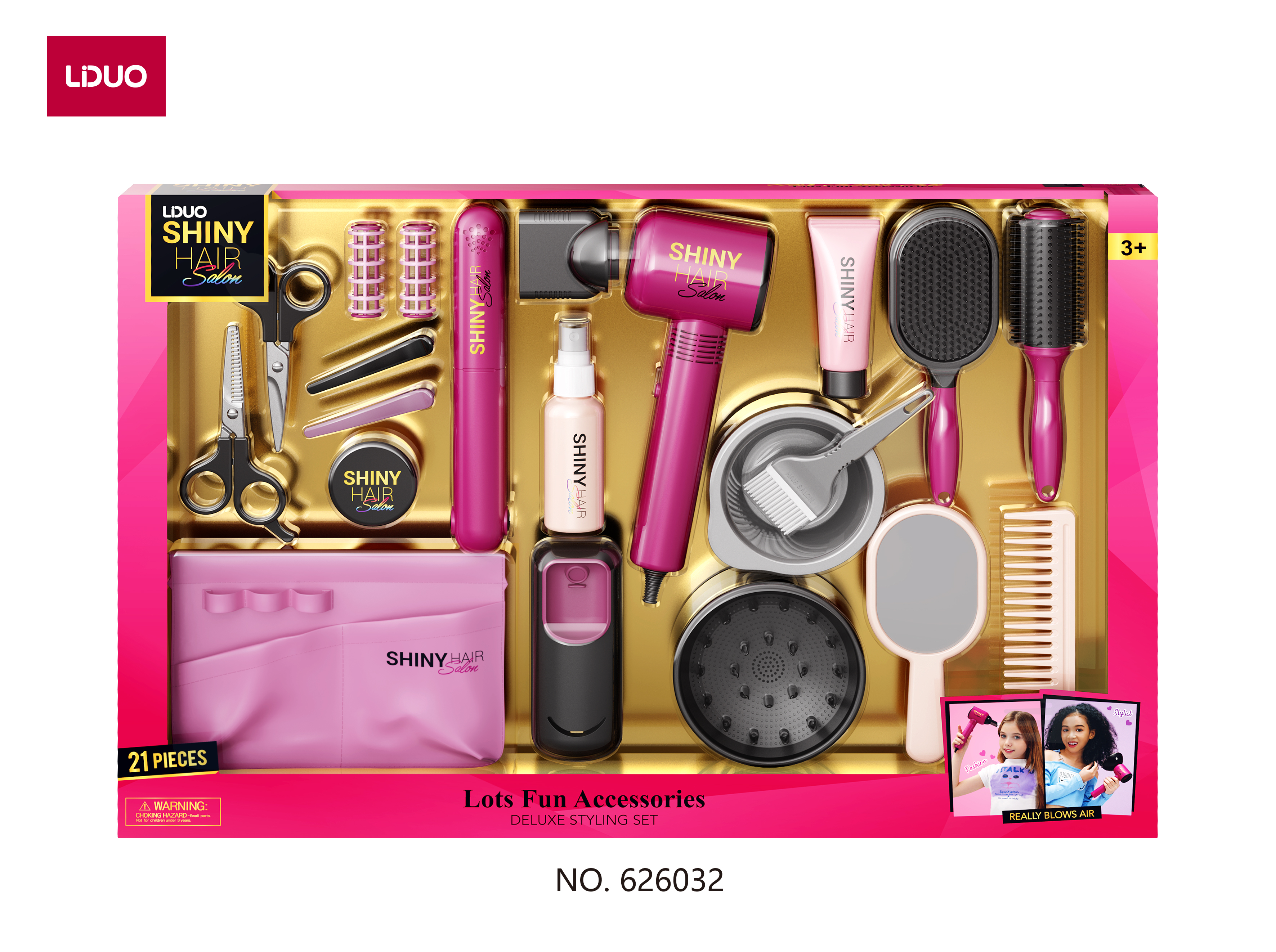 Electronic hair beauty toy set