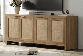 Rattan TV stand