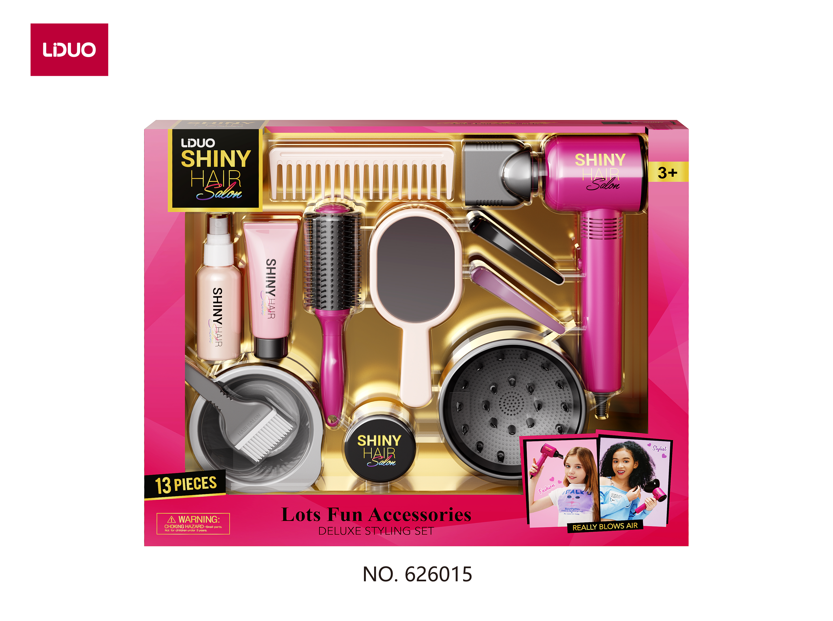 Electronic hairdressing toy set
