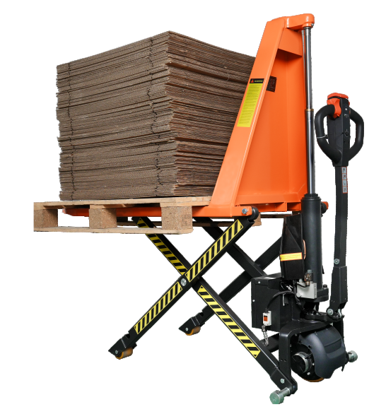 High lift scissor truck