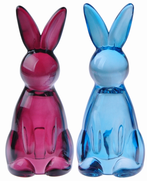 Glass Bunny Ornamentation