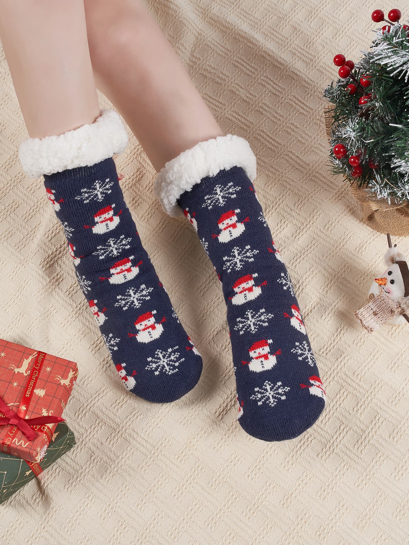 Xmas slipper socks