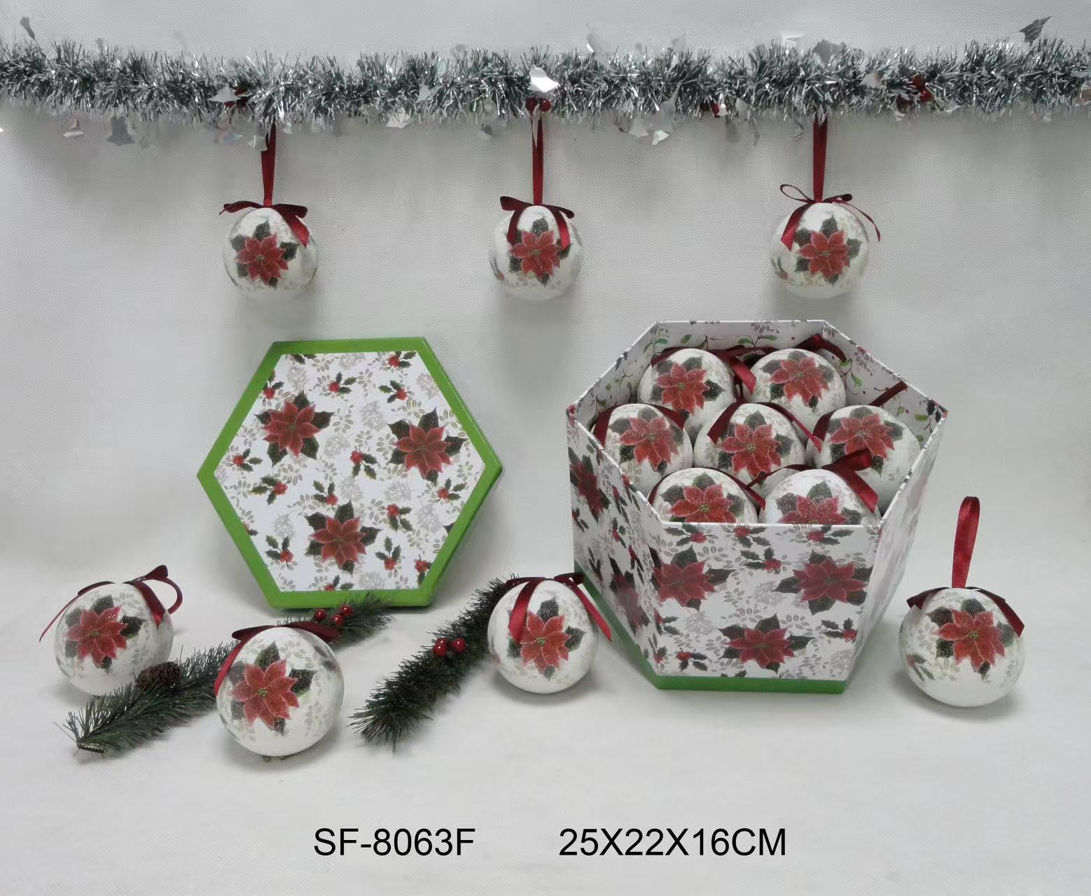 Christmas ball gift box