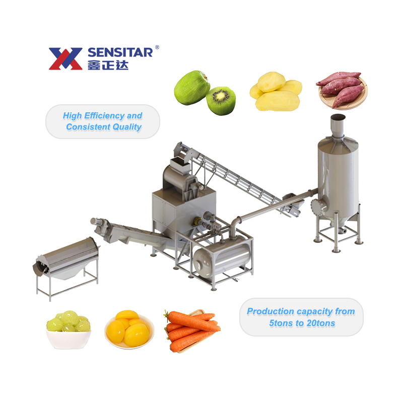 Steam peeling machine