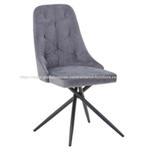 Romance Dining chair Modern fashion style comfortable dining fabric chair