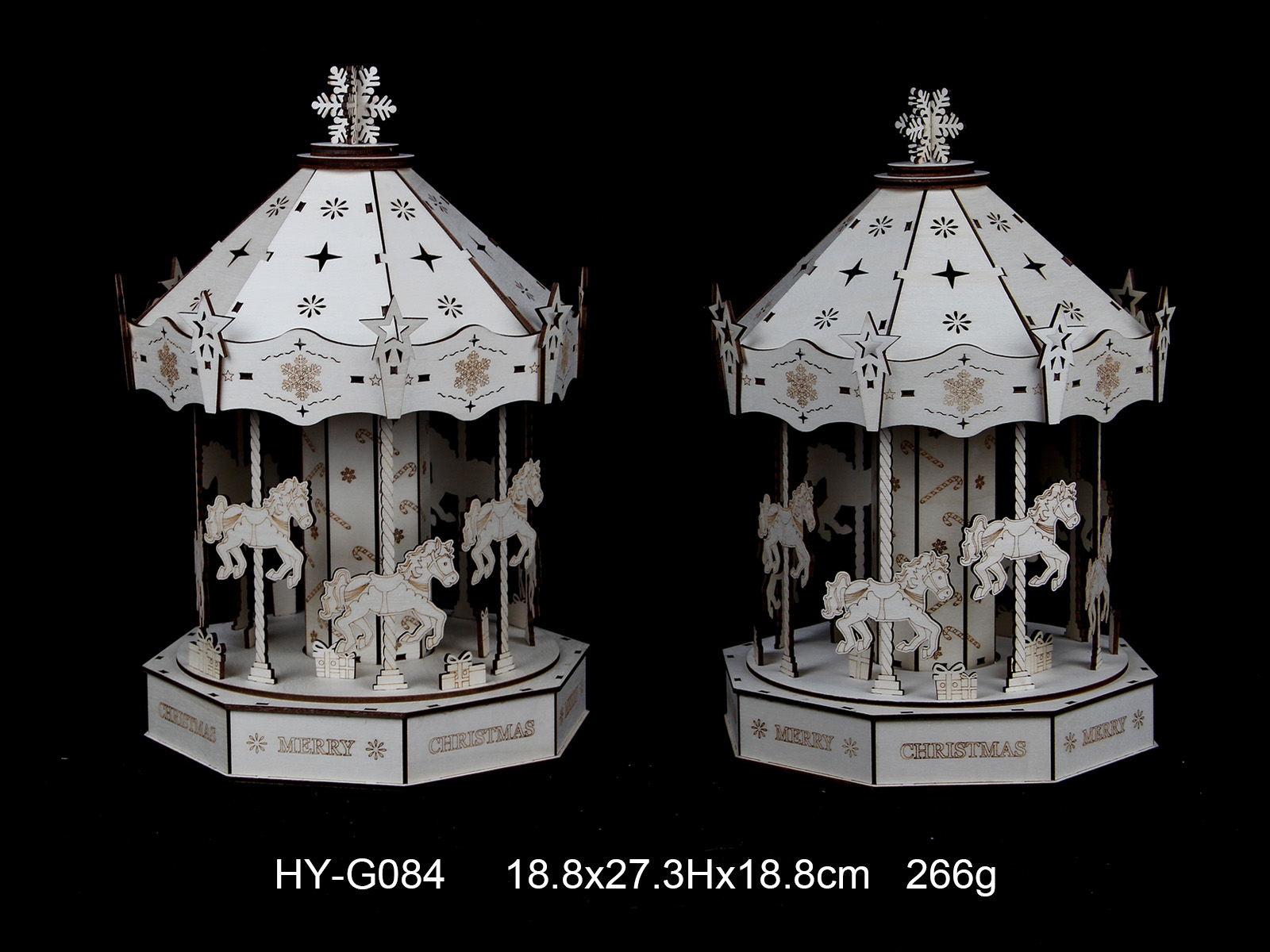 Wood Music Box Decoration.