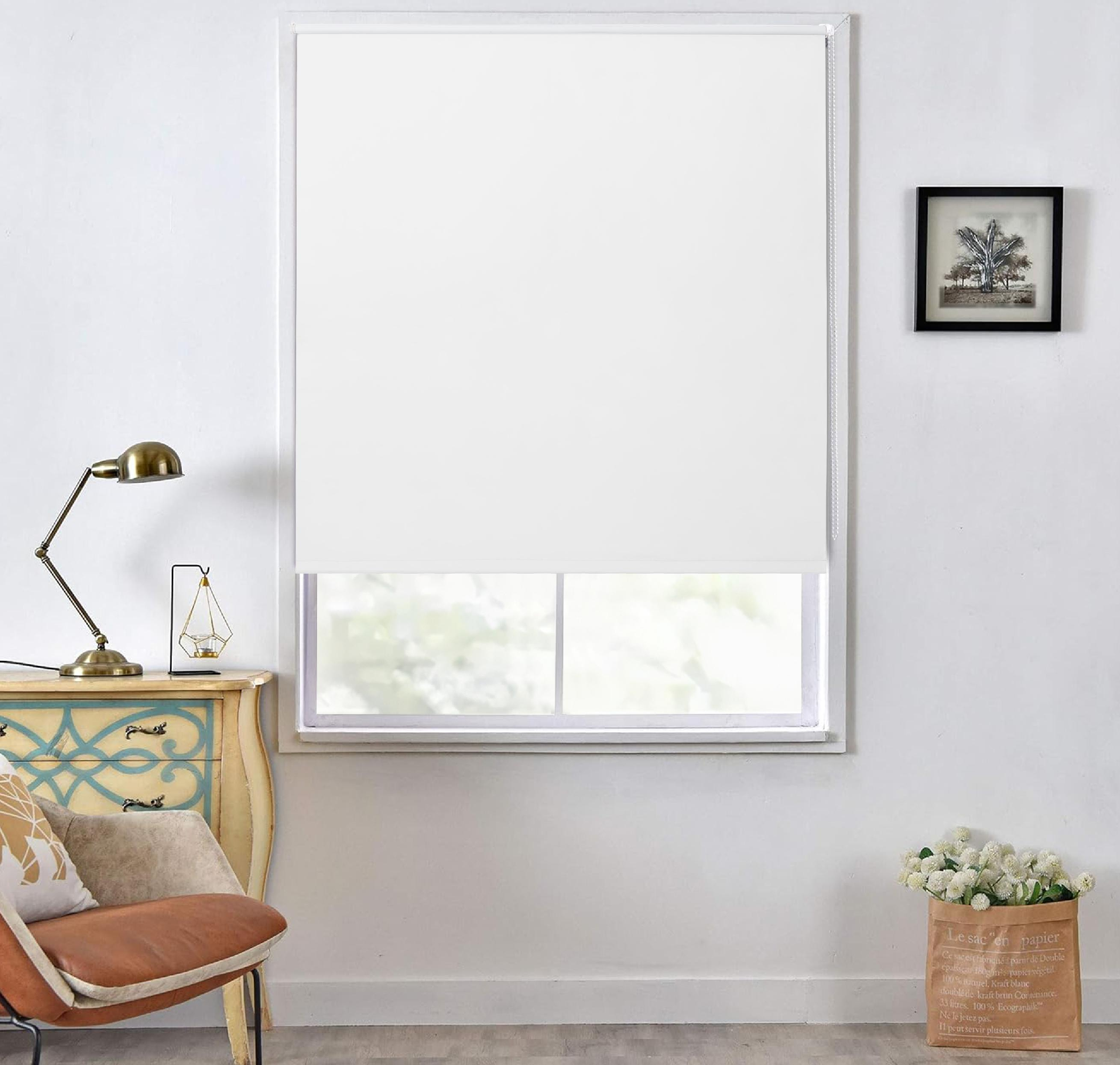 100% blackout white backing