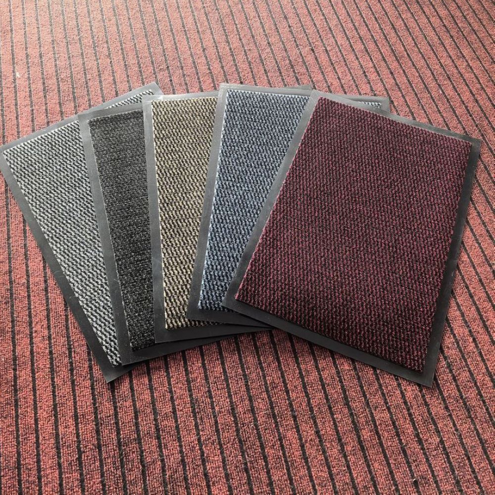 Anti-slip PVC backing absorb water PVC door mat
