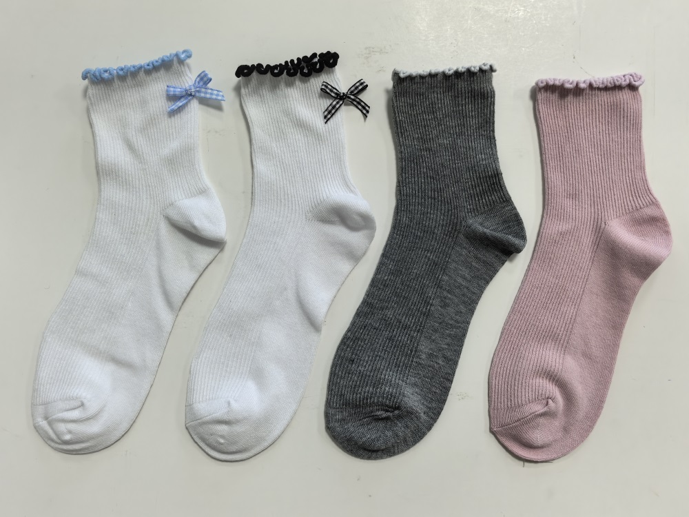 Lace Bow Girls' Socks
