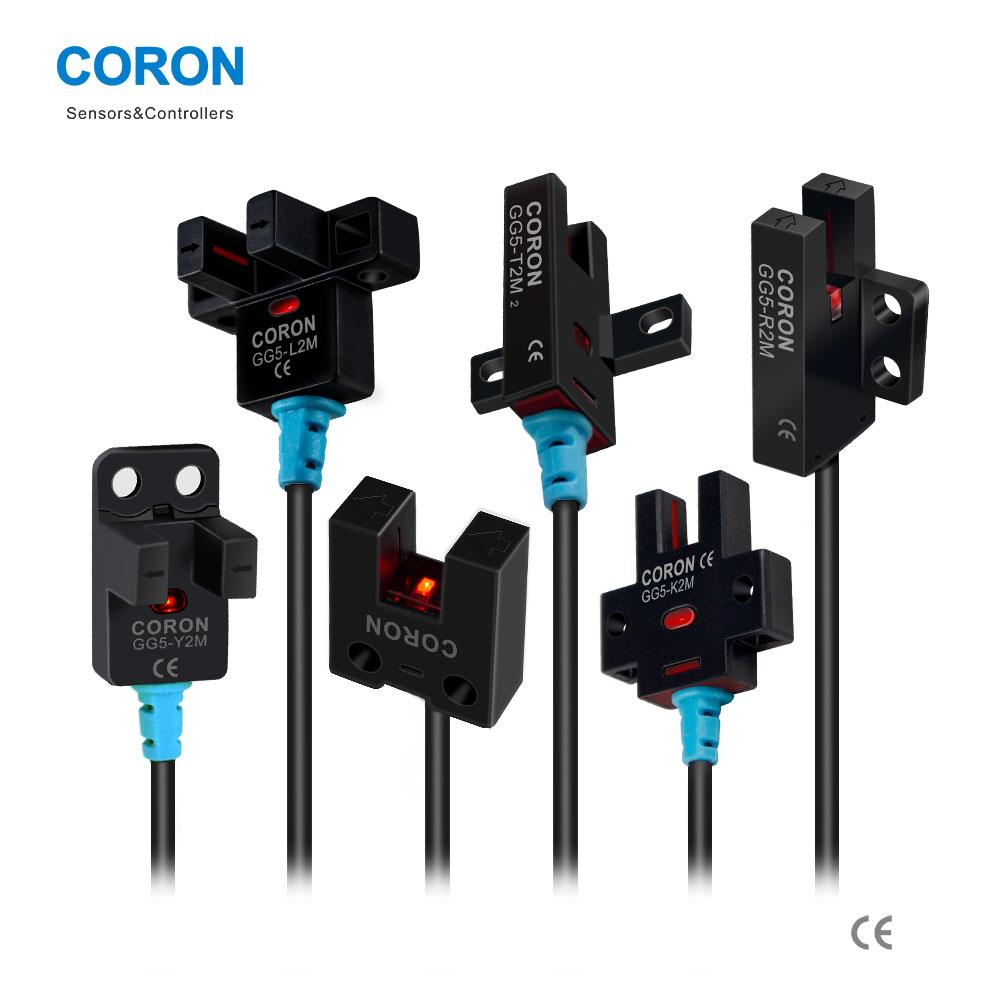 CORON small slot photoelectric sensor fork groove type optical sensor