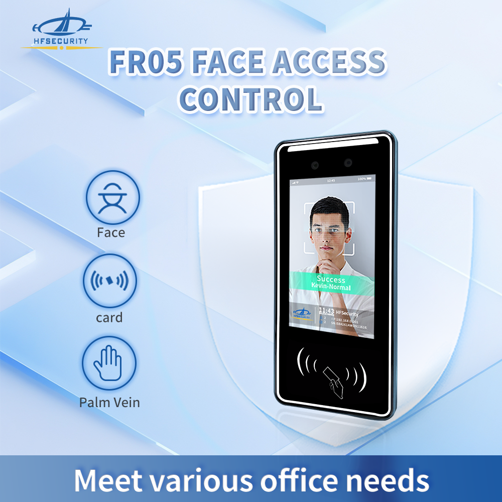 HF-FR05 5-inch facial palm vein card recognition attendance access control device