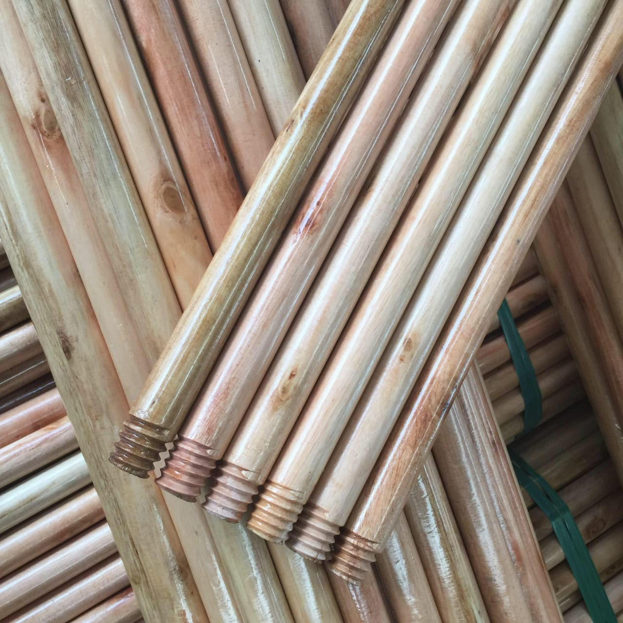 Wooden Broom Stick