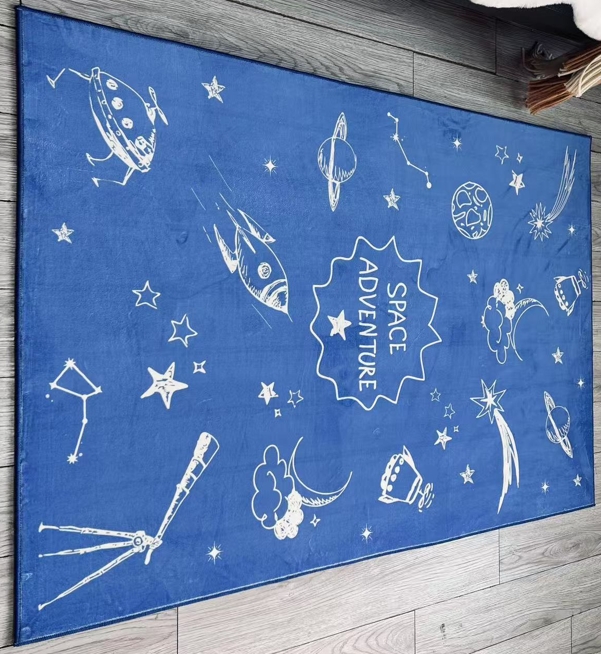 Polyester Kid Print Rug