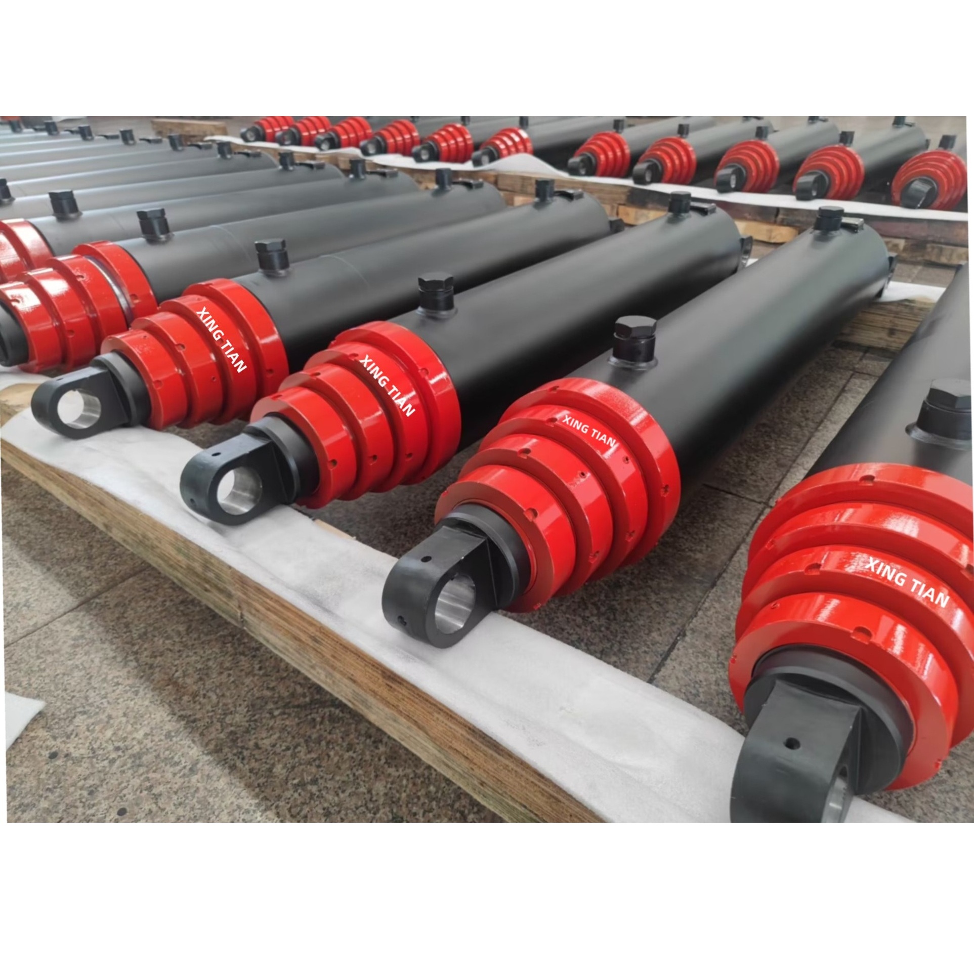 Parker type telescopic cylinder