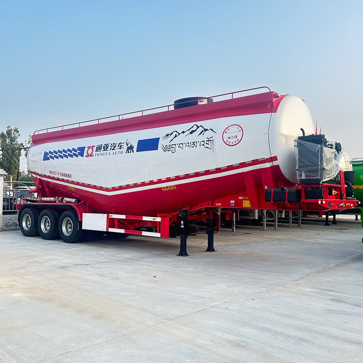 Bulk Cement Tanker Semi Trailer