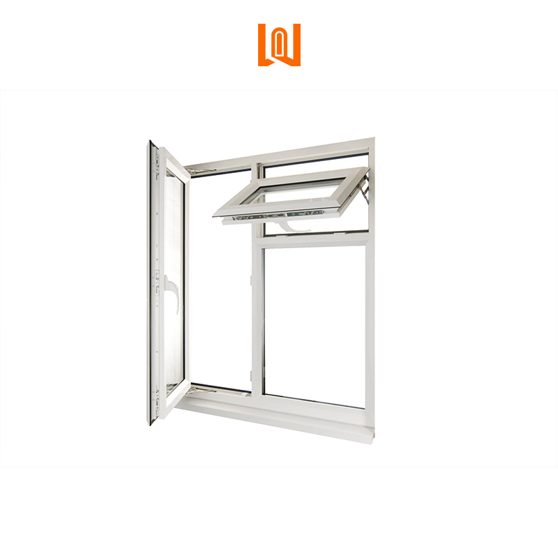 WANJIA PVC Windows UPVC Vinyl French Windows Double Glazing Swing PVC Casement Window