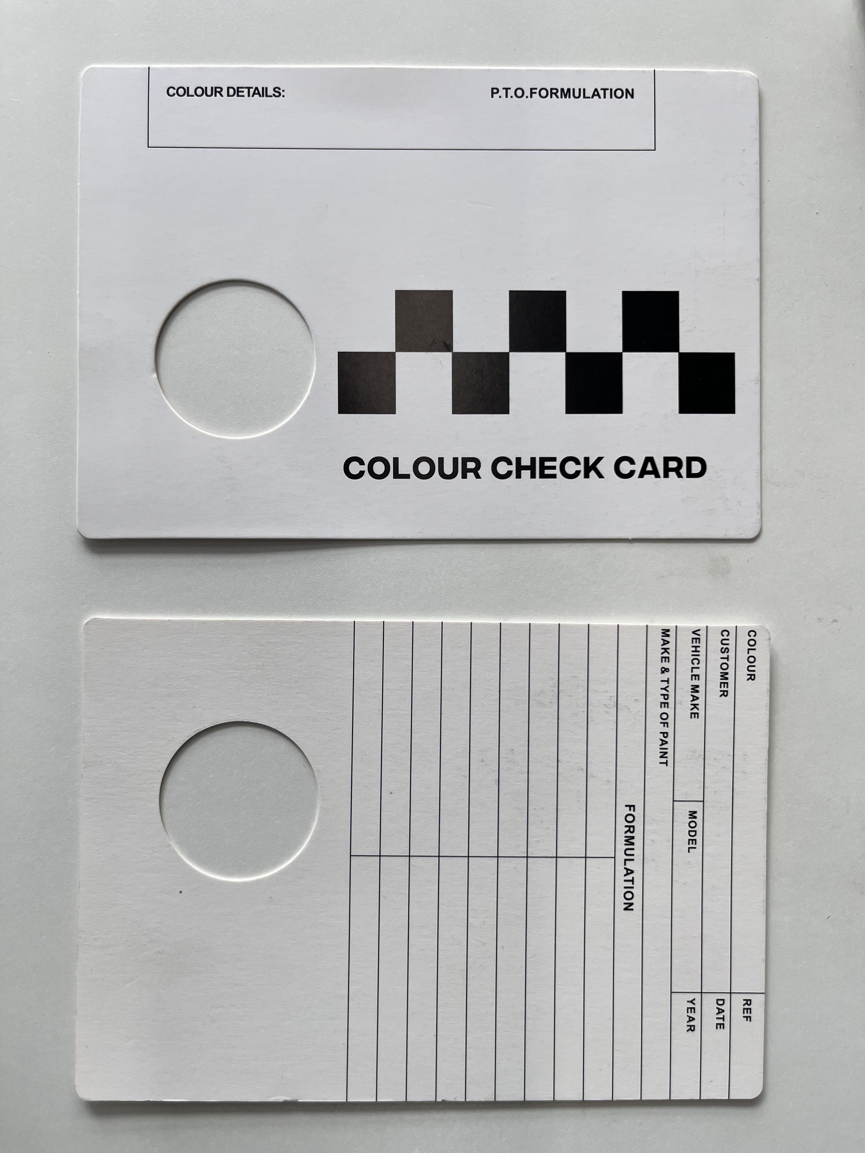 Paper Spray Out Card