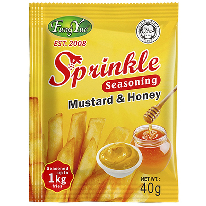 Mustard & Honey Sprinkle Seasoning Powder For Chips,Customized Sprinkle Seasoning Factory FDA,Halal
