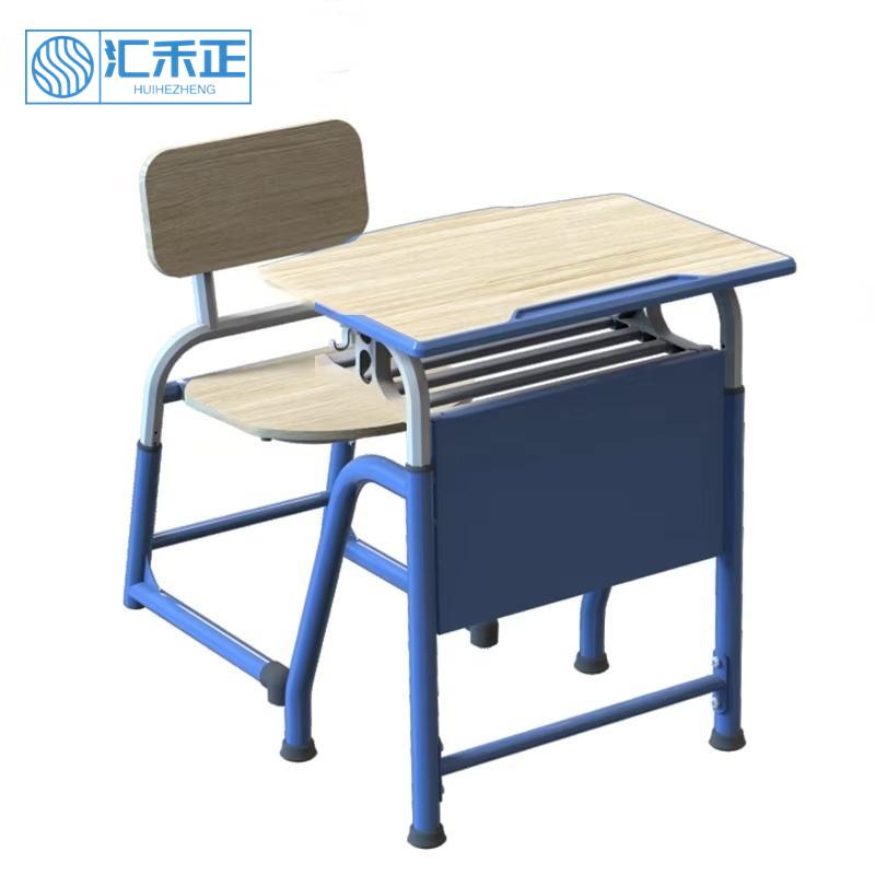 Modern Design Children's Study Furniture Primary School Metal Desk and Chair Set with Metal Material