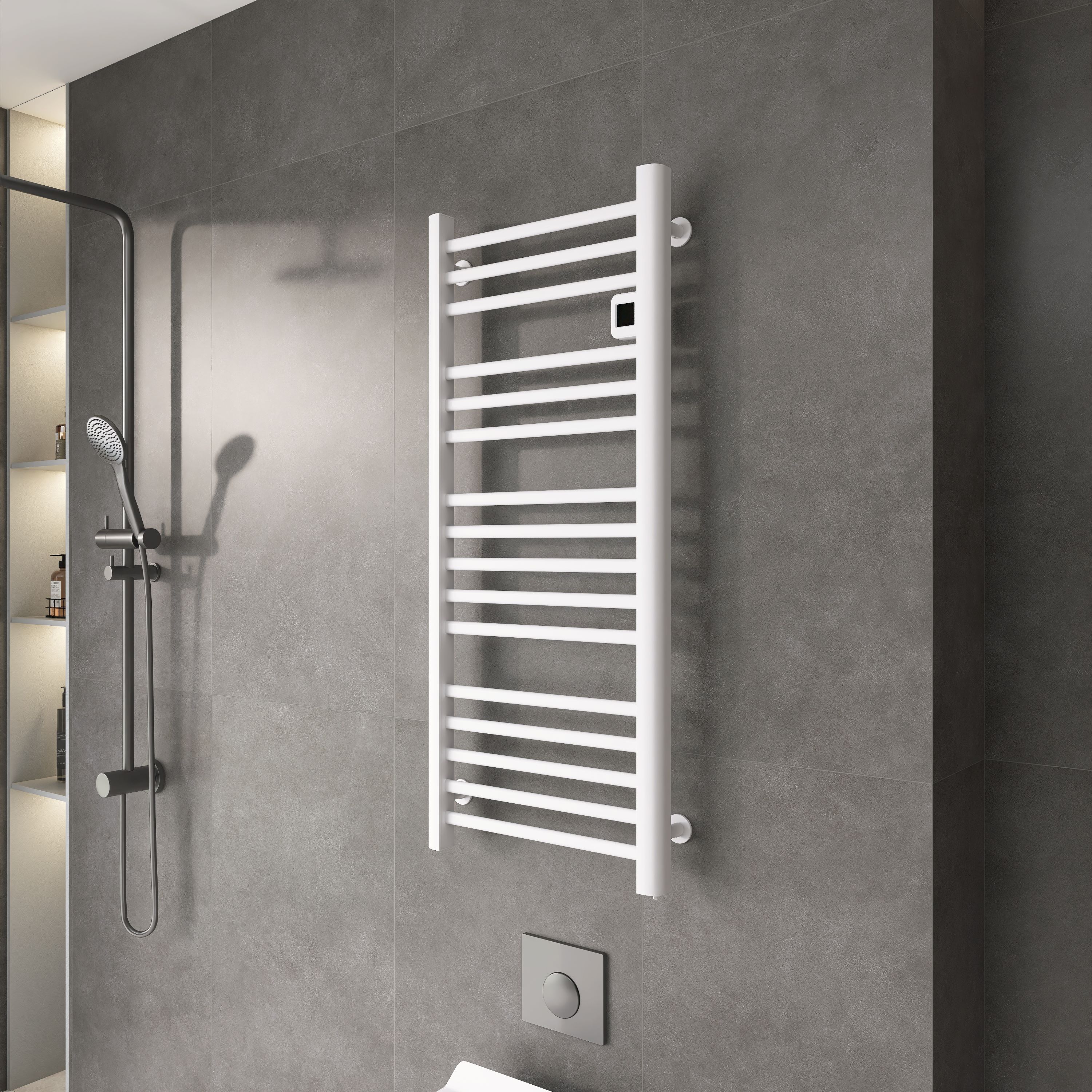Sharndy heated towel bar single rail bahtroom design towel warmer radiator