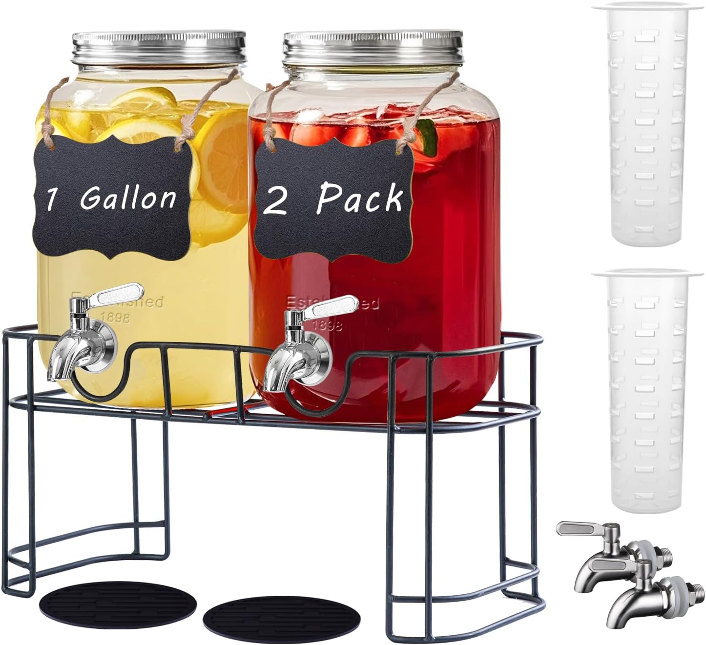 1 Gallon Drink Dispenser with Stand
