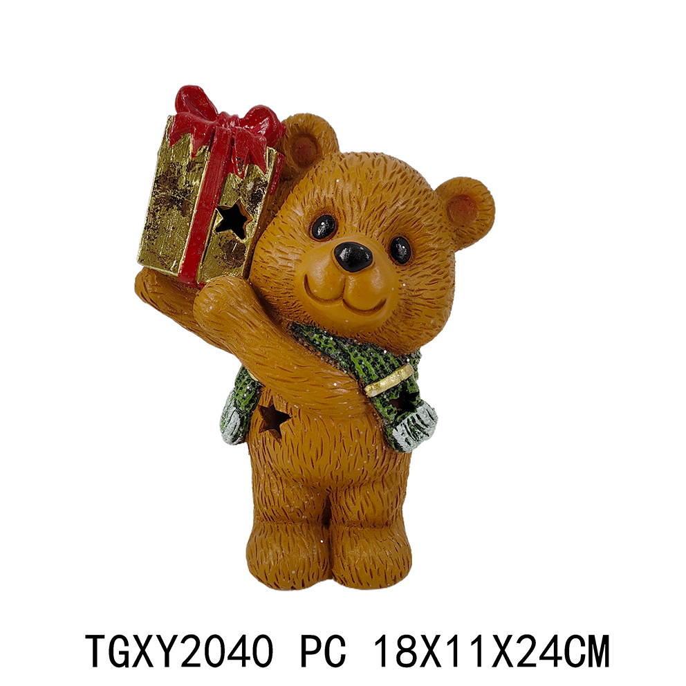 MGO outdoor chrismtas bear decoration